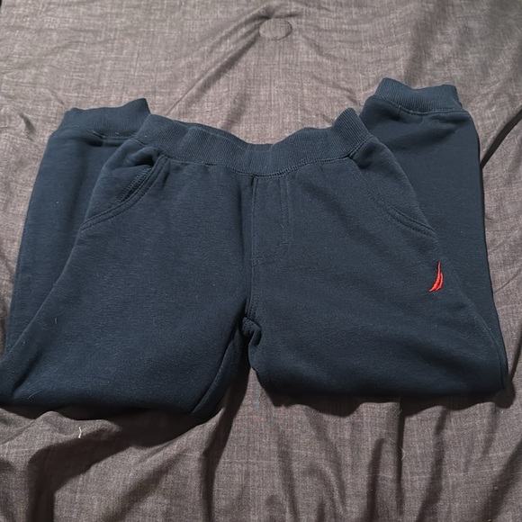 Kids Navy Blue Sweatpants - Picture 1 of 3